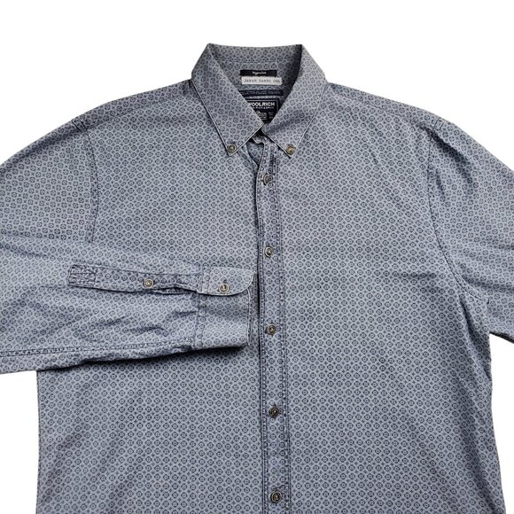 Woolrich John Rich Bros Shirt Mens Small Button Down Long Sleeve - Picture 4 of 12